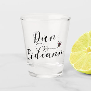 Dùn Èideann Flag Herz, Edinburgh Schnapsglas
