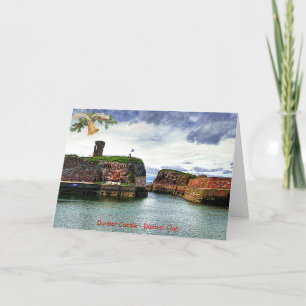 Dunbar Castle – Clan Dunbar Weihnachtskarte mit St Feiertagskarte