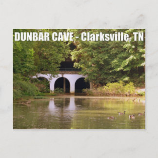 Dunbar Cave - Clarksville, TN Postkarte