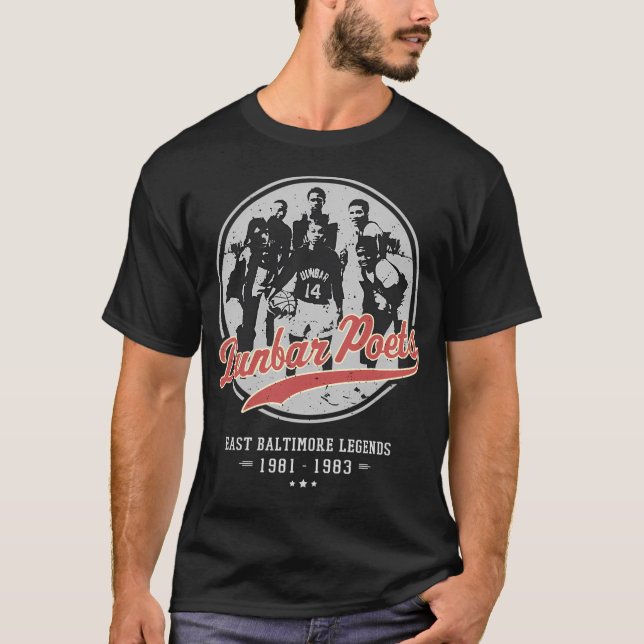 Dunbar Poets 1981 - 1983 Die Beste High School T-Shirt (Vorderseite)