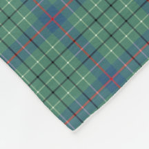 Duncan Clan Light Green und Blue Ancient Tartan
