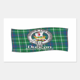 Duncan Clan Rechteckiger Aufkleber