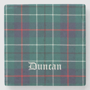 Duncan, Duncan Scottish Tartan, Duncan Clan, Dunca Steinuntersetzer