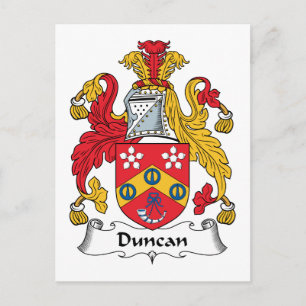 Duncan Familienwappen Postkarte