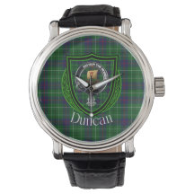 Duncan Scottish Clan Tartan und Wappen