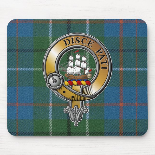 Duncan Tartan & Abzeichen Mousepad (Vorne)