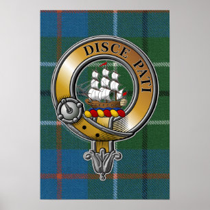 Duncan Tartan & Abzeichen Poster