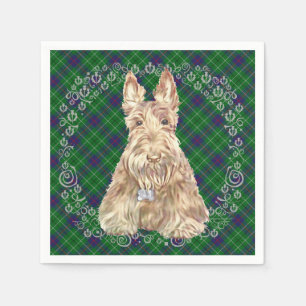 Duncan Tartan Scottie Serviette