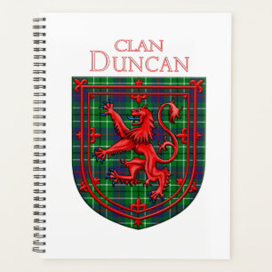 Duncan Tartan Scottish Kariert Lion Rampant Planer