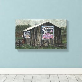 Duncans Mills, alte Wasserfarbe Leinwanddruck