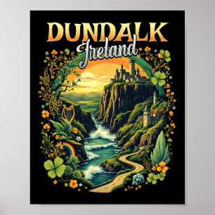 Dundalk Irland Urlaubsreise Reisen Irland Souveni Poster