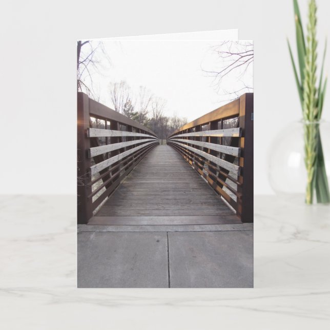 "Dundas Bridge at Sunset" Gratulationskarte Nr. 2 Karte (Vorderseite)