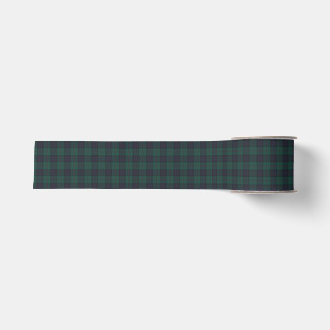 Dundas Modern Tartan Kariertes Muster Ripsband (Vorderseite)