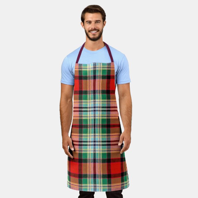 Dundee Clan Alcient Tartan Schürze (Getragen)