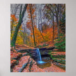 Dundee Falls in Herbst, Ohio Poster