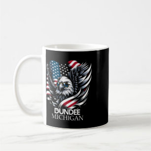 Dundee Michigan 4. Juli USA Amerikanische Flagge Kaffeetasse