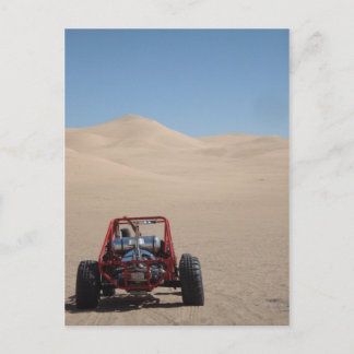 Düne Buggy in Sand Postkarte