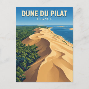 Düne du Pilat Frankreich Postkarte