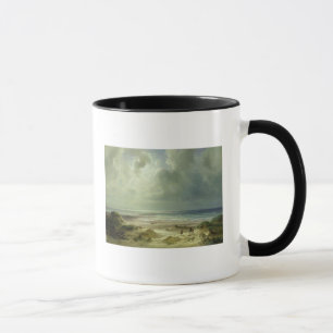Düne durch Hegoland, ruhiges Meer Tasse