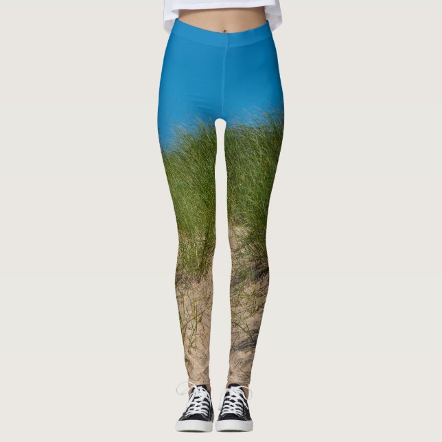 Düne und Hafer Leggings (Vorderseite)