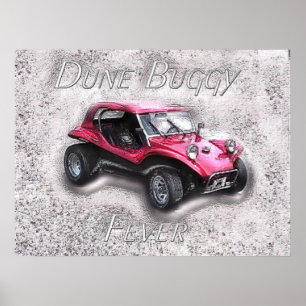 Dünen-Buggy-Fieber Poster