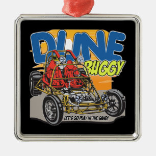 Dünen-Buggy-Spiel im Sand Ornament Aus Metall