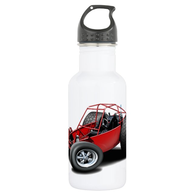 Dünen-Buggyrot Trinkflasche (Vorderseite)