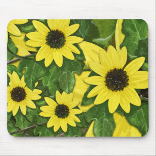 Dünen-Sonnenblumen-Mauspad Mousepad