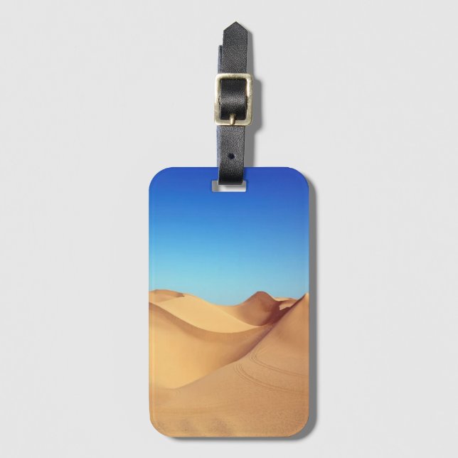 Dunes Foto Gepäckanhänger (Vorderseite Vertikal)
