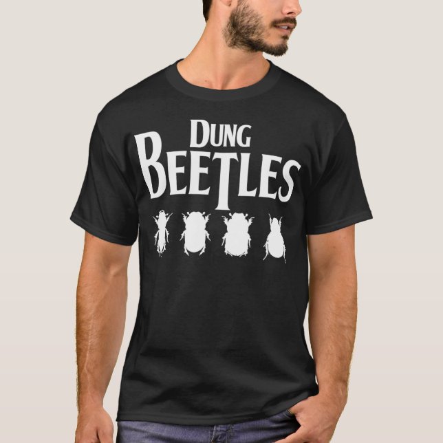 Dung Beetles Insect Bug Beetle Ecology Specimen En T-Shirt (Vorderseite)