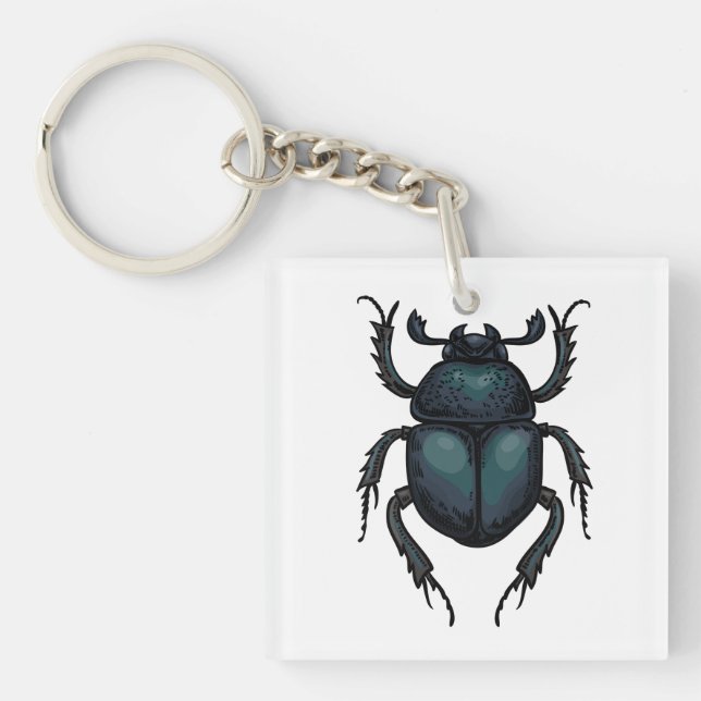 Dung Käfer Schlüsselanhänger (Vorderseite)
