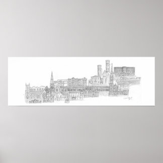 Dungannon Townscape Poster