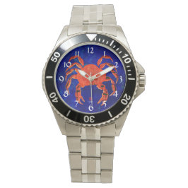 Dungeness Crab - Männerüberwachung aus Edelstahl Armbanduhr