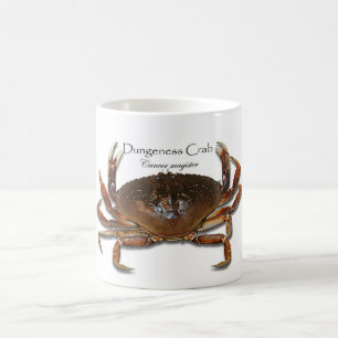 Dungeness wirklich, Krabbe 3D, Tasse Weiß der