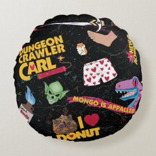 Dungeon Crawler Carl Kissen mit Collage