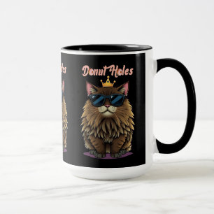 Dungeon Crawler Donut-Löcher Schwarz Tasse