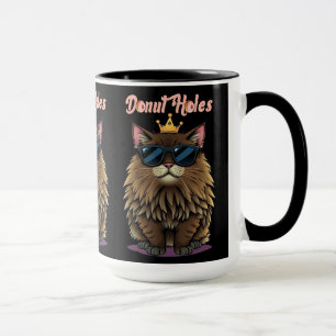 Dungeon Crawler Donut-Löcher Schwarz Tasse