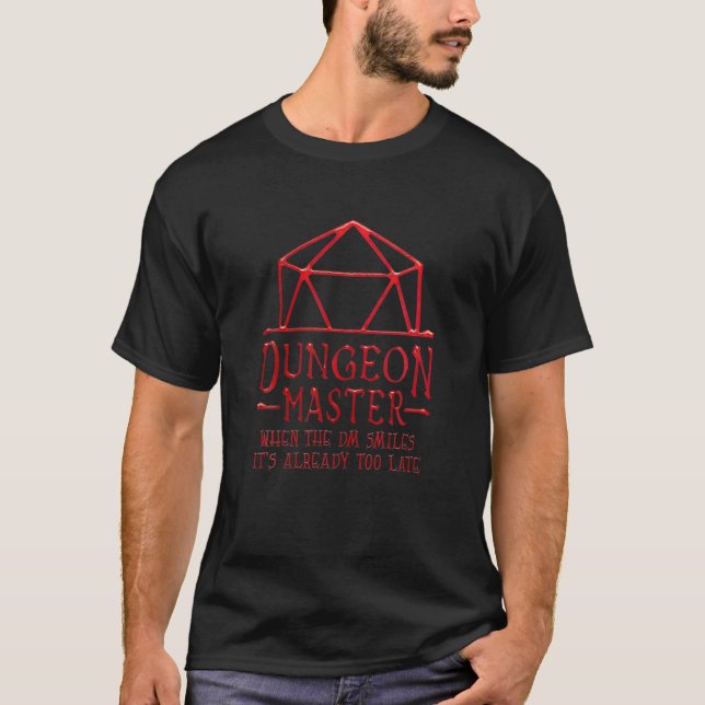Dungeon Crawler, Drachenmeister, DM Gaming als das T-Shirt (Vorderseite)