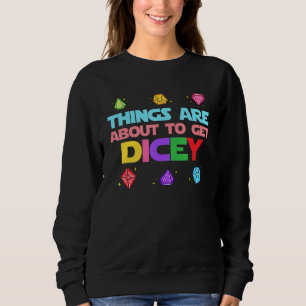 Dungeon Crawler Dragon Master Dings sind im Begrif Sweatshirt