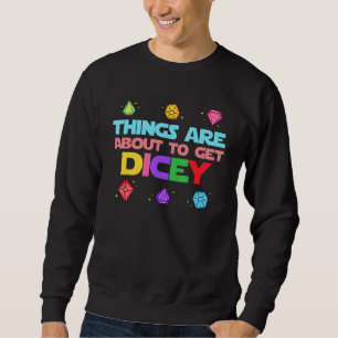 Dungeon Crawler Dragon Master Dings sind im Begrif Sweatshirt