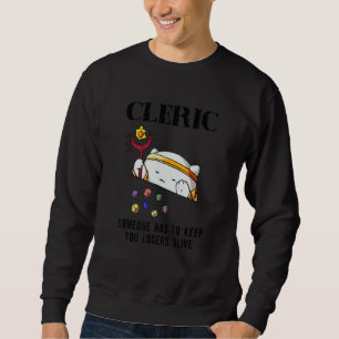Dungeon Crawler, Dragon Master, Dm Gaming Cat Cler Sweatshirt
