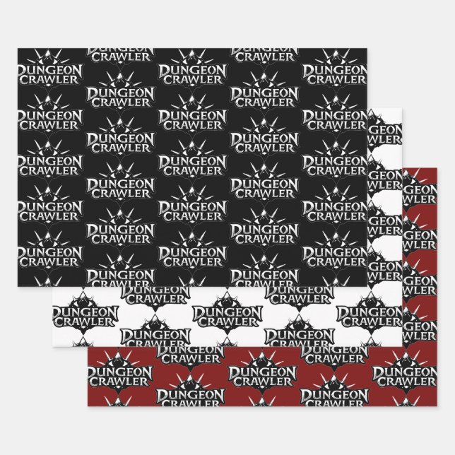Dungeon Crawler Logo Sammlung 1 Geschenkpapier Set (Set)