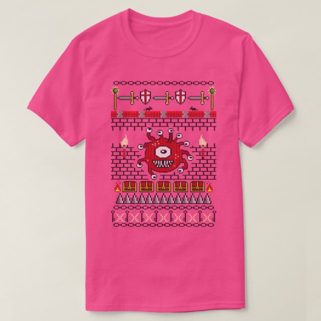 Dungeon Knitted Style T-Shirt (Design vorne)