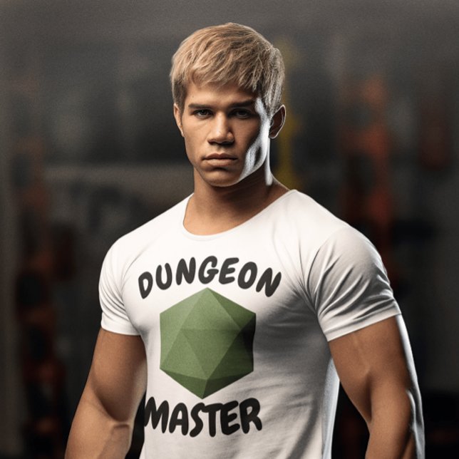 DUNGEON MASTER RPG DICE GAMING T - SHIRT (Von Creator hochgeladen)