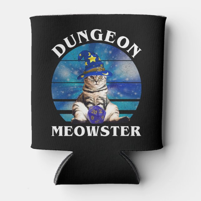 Dungeon Meowster Dosenkühler (Vorderseite)