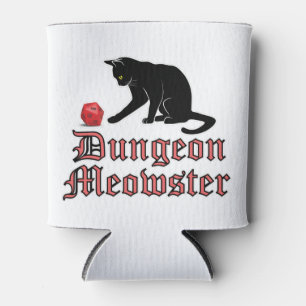 Dungeon Meowster Funny RPG Cat with Dice Dosenkühler