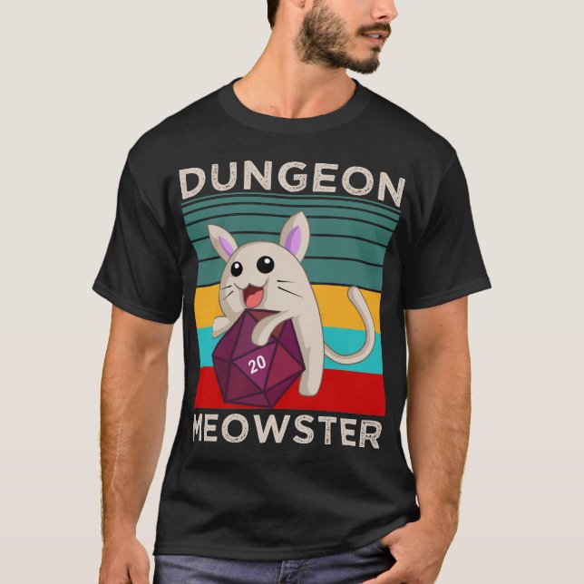 Dungeon Meowster T-Shirt (Vorderseite)