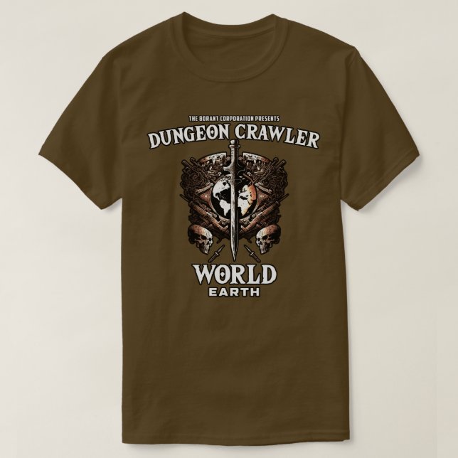 Dungeon World Earth for Light Shirts (Design vorne)