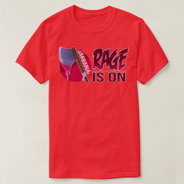 Dungeons and Dragons Barbarian Classic TShirt (Design vorne)