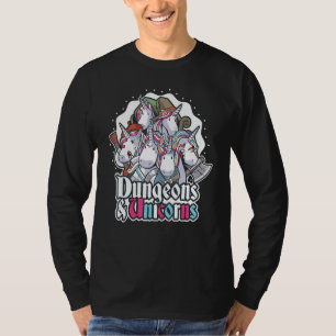 Dungeons and Unicorns RPG D20 Fantasy Roleplay T-Shirt